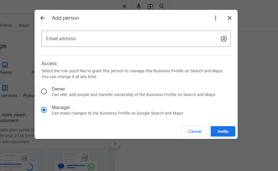 Google Business — шаг 4
